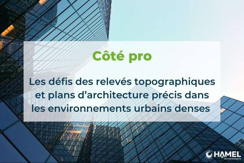 Les défis de la relevé topographiques