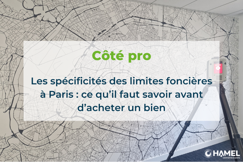 spécificités limites foncières paris